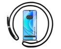 Funda Colgante Transparente para Huawei Nova Y70 con Cordon Negro