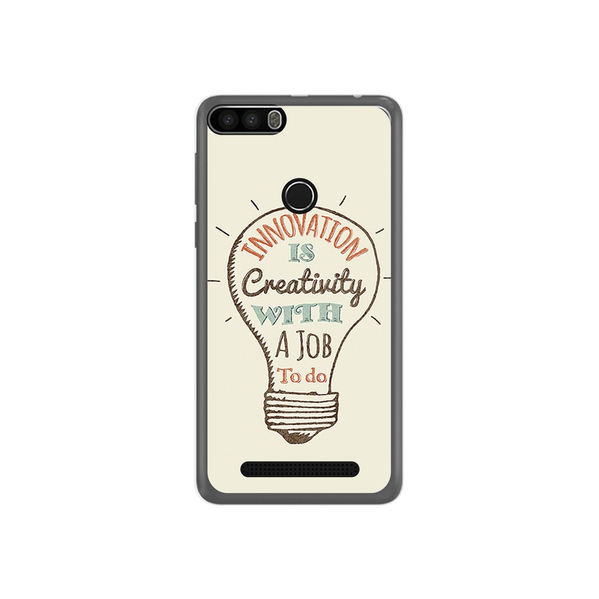 Funda Gel Tpu para Leagoo Kiicaa Power Diseño Creativity Dibujos