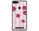 Funda Gel Tpu para Leagoo Kiicaa Power Diseño Flores Vintage Dibujos