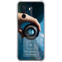 Personaliza tu Funda Silicona AntiGolpes Transparente con tu Fotografía para Huawei Nova Y70 Dibujo Personalizada