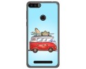 Funda Gel Tpu para Leagoo Kiicaa Power Diseño Furgoneta Dibujos