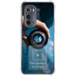 Personaliza tu Funda Silicona AntiGolpes Transparente con tu Fotografía para Motorola Moto Edge 30 5G Dibujo Personalizada