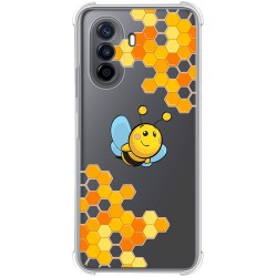 Funda Silicona Antigolpes para Huawei Nova Y70 diseño Abeja Dibujos
