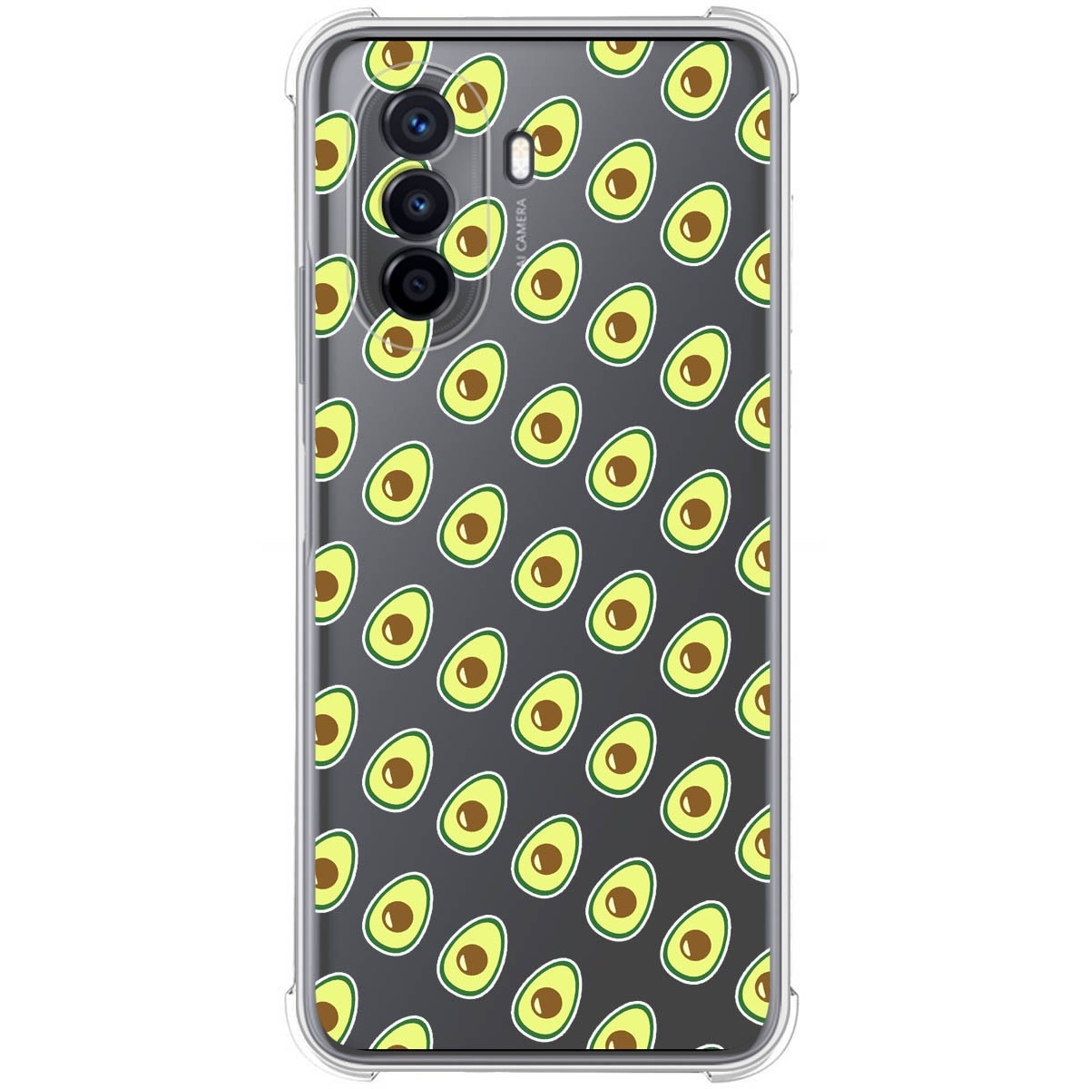 Funda Silicona Antigolpes para Huawei Nova Y70 diseño Aguacate Dibujos