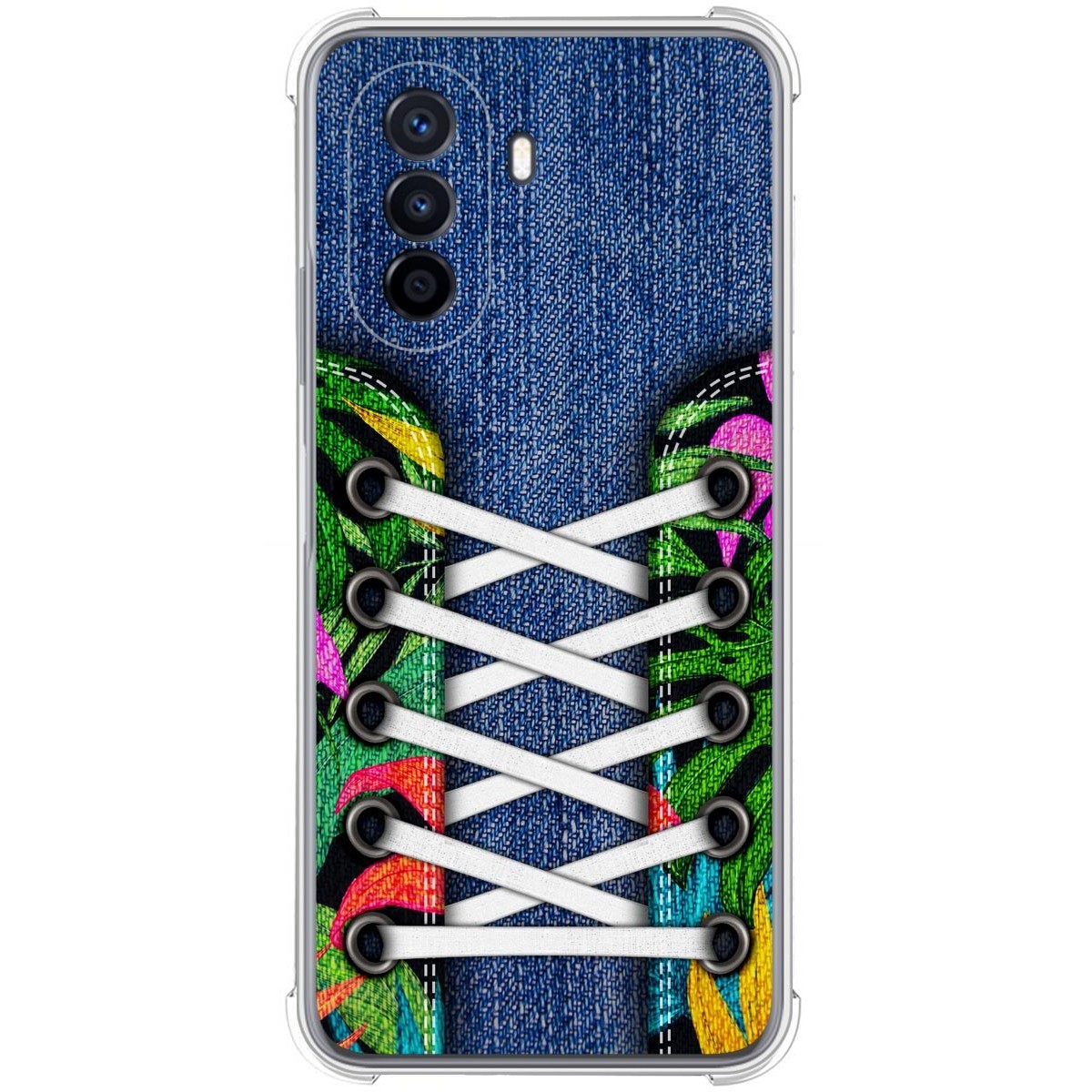 Funda Silicona Antigolpes para Huawei Nova Y70 diseño Zapatillas 13 Dibujos