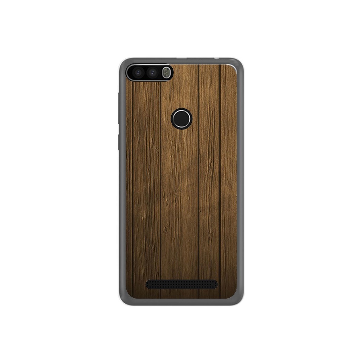 Funda Gel Tpu para Leagoo Kiicaa Power Diseño Madera Dibujos