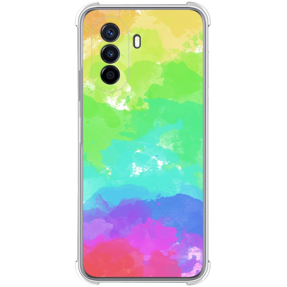 Funda Silicona Antigolpes para Huawei Nova Y70 diseño Acuarela 03 Dibujos