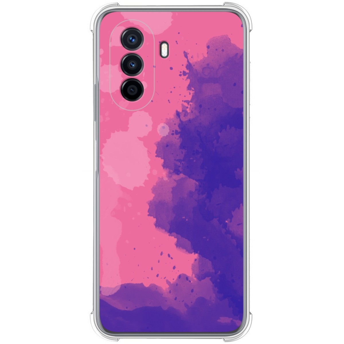 Funda Silicona Antigolpes para Huawei Nova Y70 diseño Acuarela 07 Dibujos