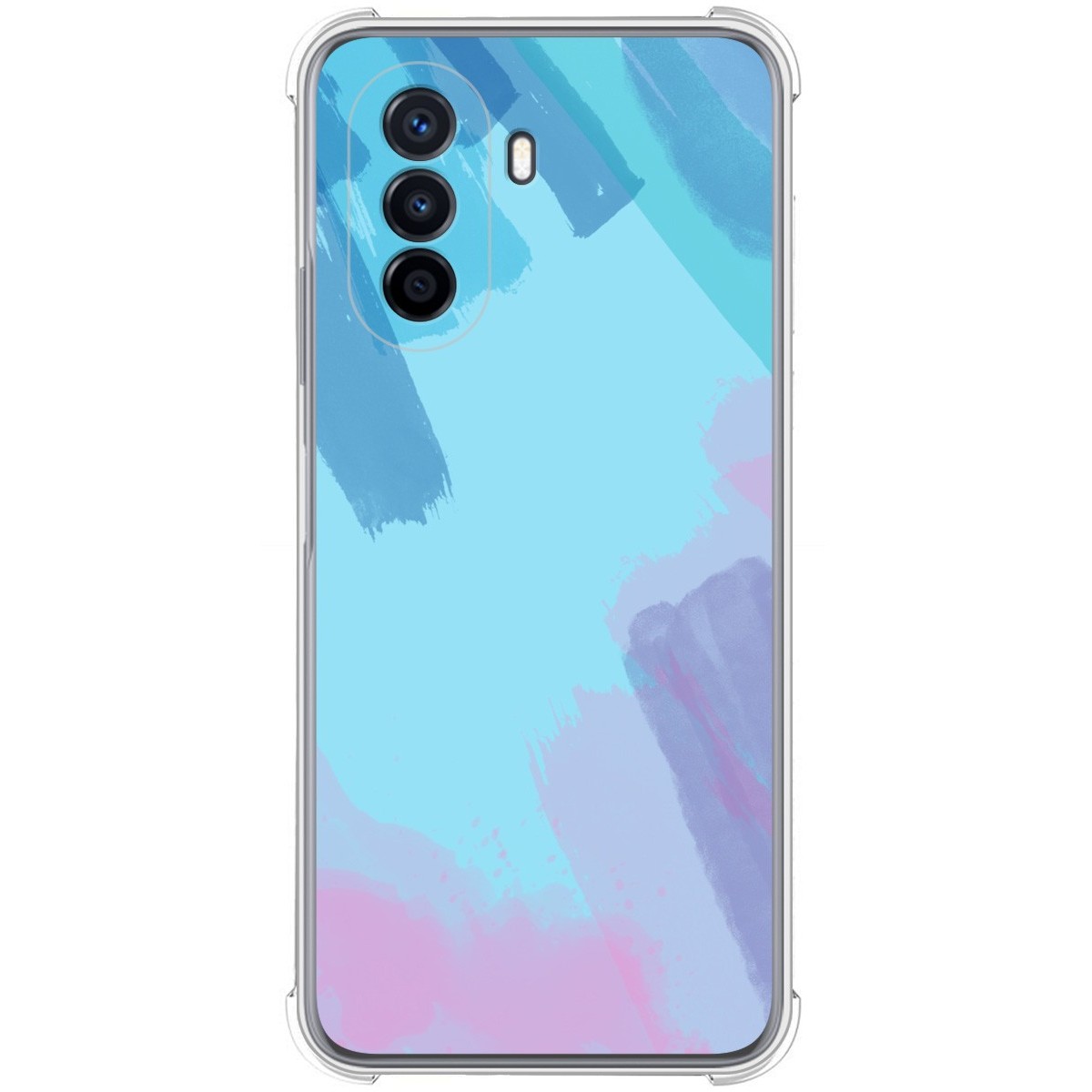 Funda Silicona Antigolpes para Huawei Nova Y70 diseño Acuarela 10 Dibujos