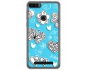 Funda Gel Tpu para Leagoo Kiicaa Power Diseño Mariposas Dibujos