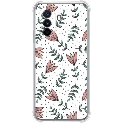 Funda Silicona Antigolpes para Huawei Nova Y70 diseño Flores 01 Dibujos