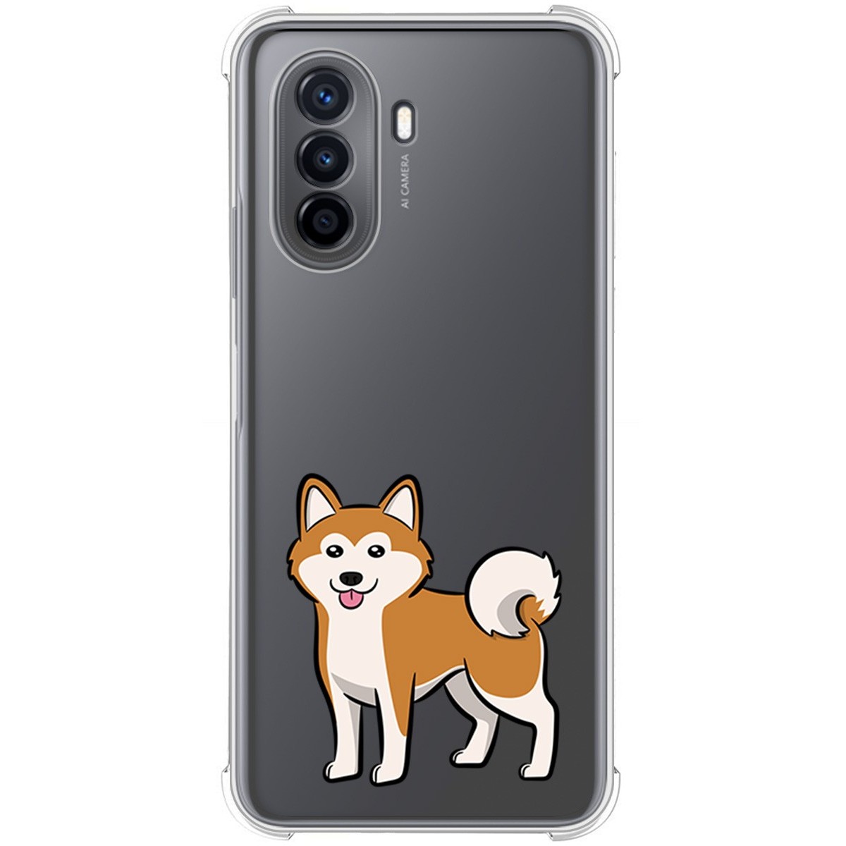 Funda Silicona Antigolpes para Huawei Nova Y70 diseño Perros 02 Dibujos