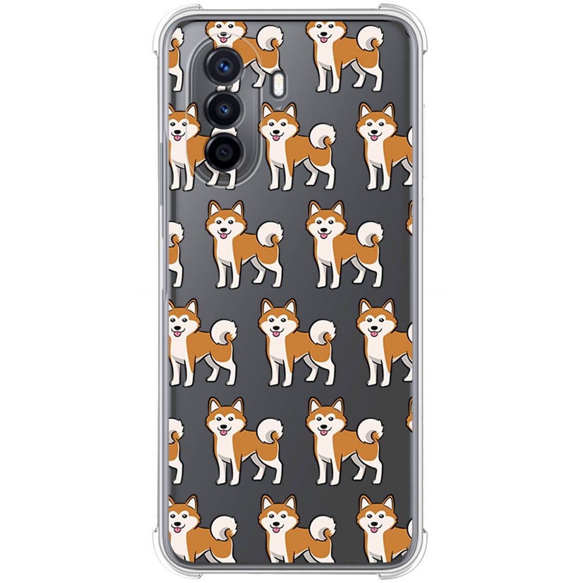 Funda Silicona Antigolpes para Huawei Nova Y70 diseño Perros 08 Dibujos