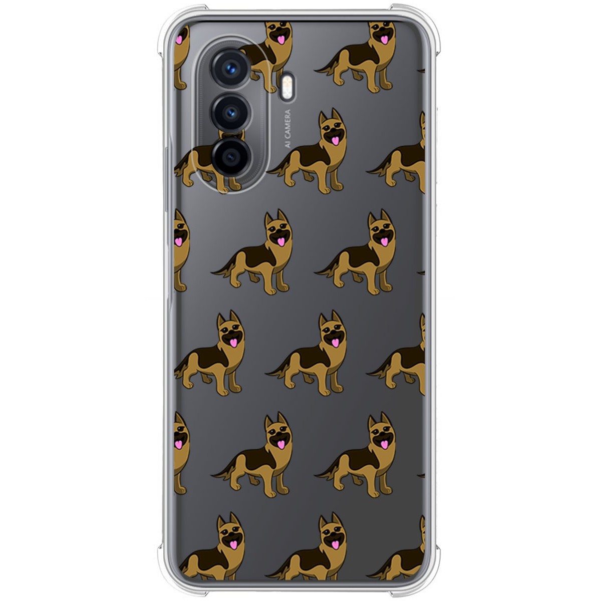Funda Silicona Antigolpes para Huawei Nova Y70 diseño Perros 09 Dibujos