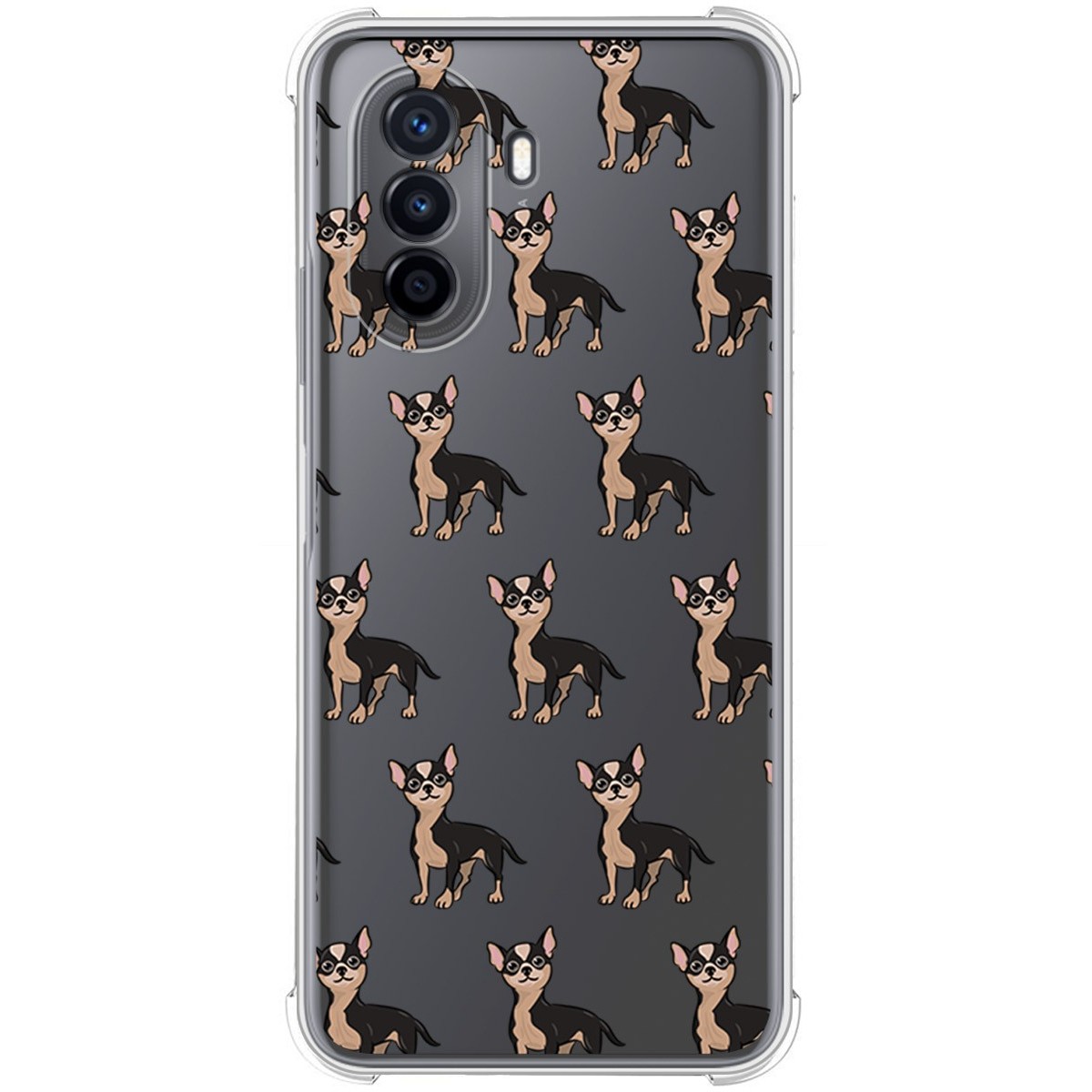 Funda Silicona Antigolpes para Huawei Nova Y70 diseño Perros 11 Dibujos