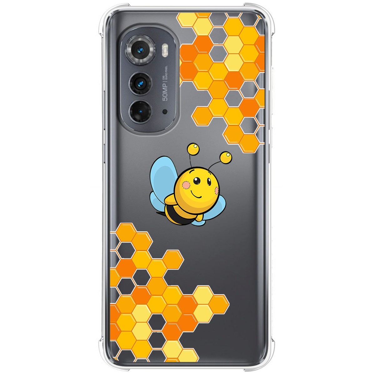 Funda Silicona Antigolpes para Motorola Moto Edge 30 5G diseño Abeja Dibujos