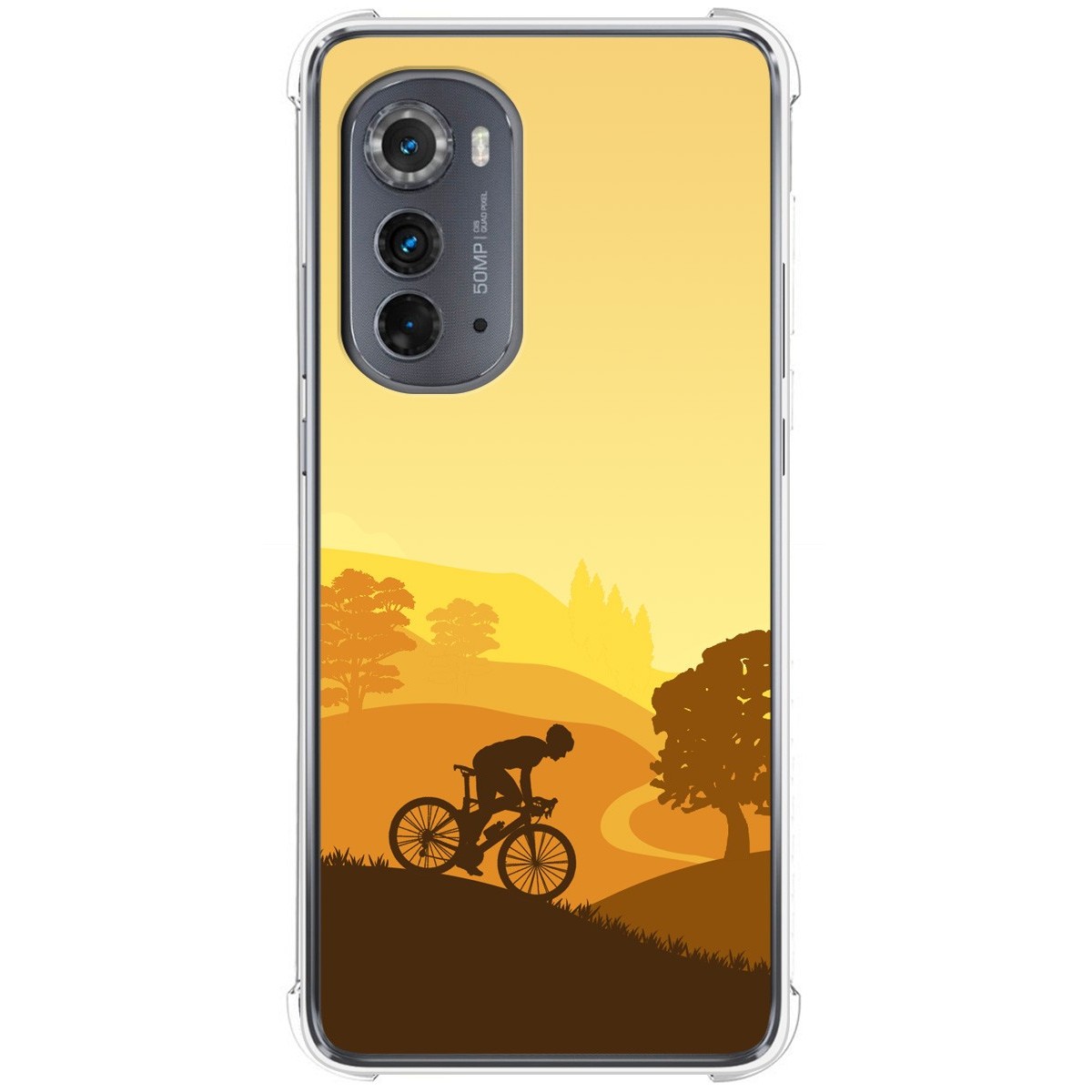 Funda Silicona Antigolpes para Motorola Moto Edge 30 5G diseño Ciclista Dibujos