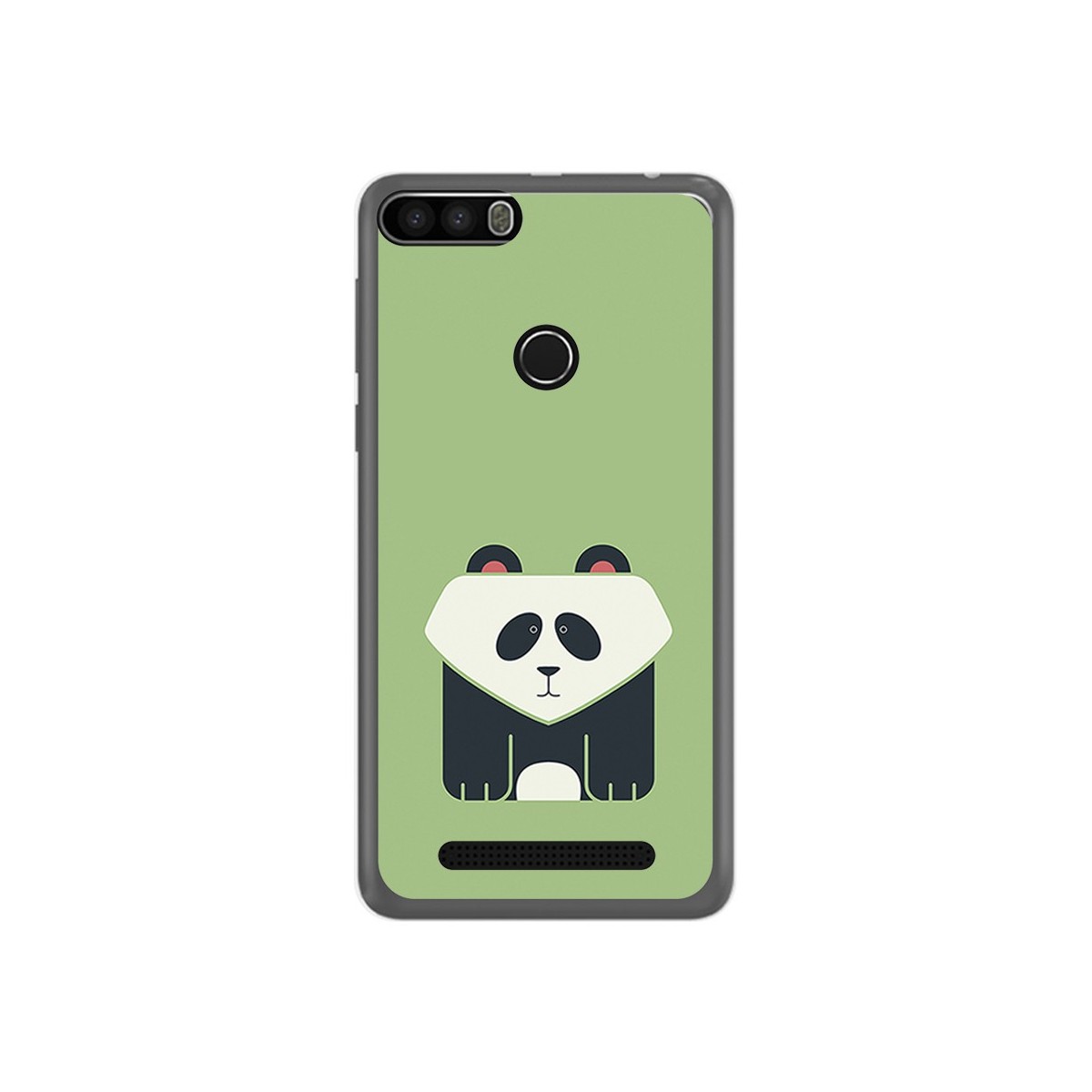 Funda Gel Tpu para Leagoo Kiicaa Power Diseño Panda Dibujos