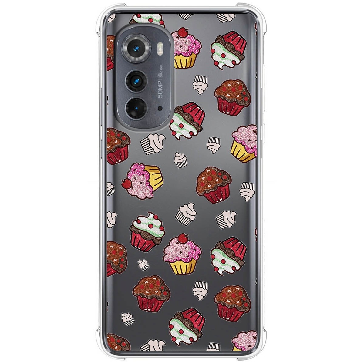 Funda Silicona Antigolpes para Motorola Moto Edge 30 5G diseño Muffins Dibujos