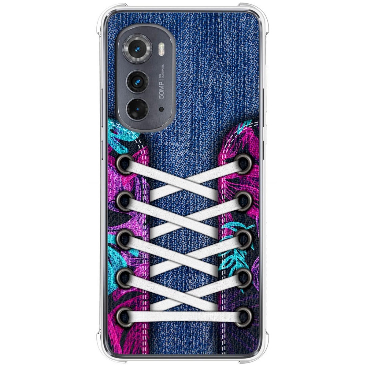 Funda Silicona Antigolpes para Motorola Moto Edge 30 5G diseño Zapatillas 06 Dibujos