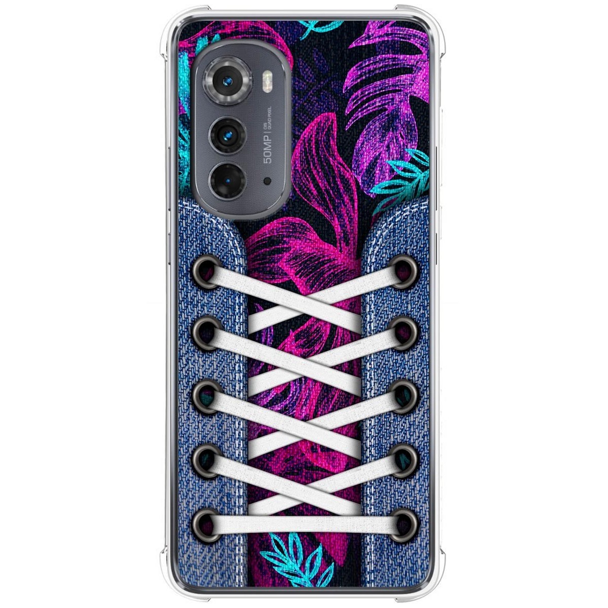 Funda Silicona Antigolpes para Motorola Moto Edge 30 5G diseño Zapatillas 07 Dibujos