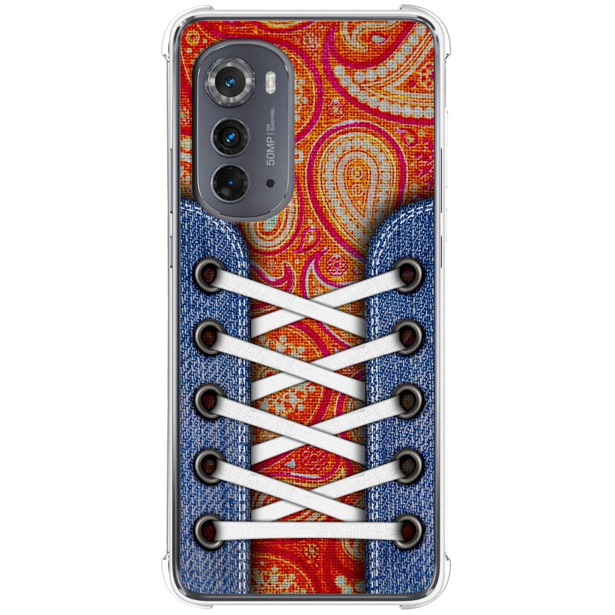 Funda Silicona Antigolpes para Motorola Moto Edge 30 5G diseño Zapatillas 10 Dibujos