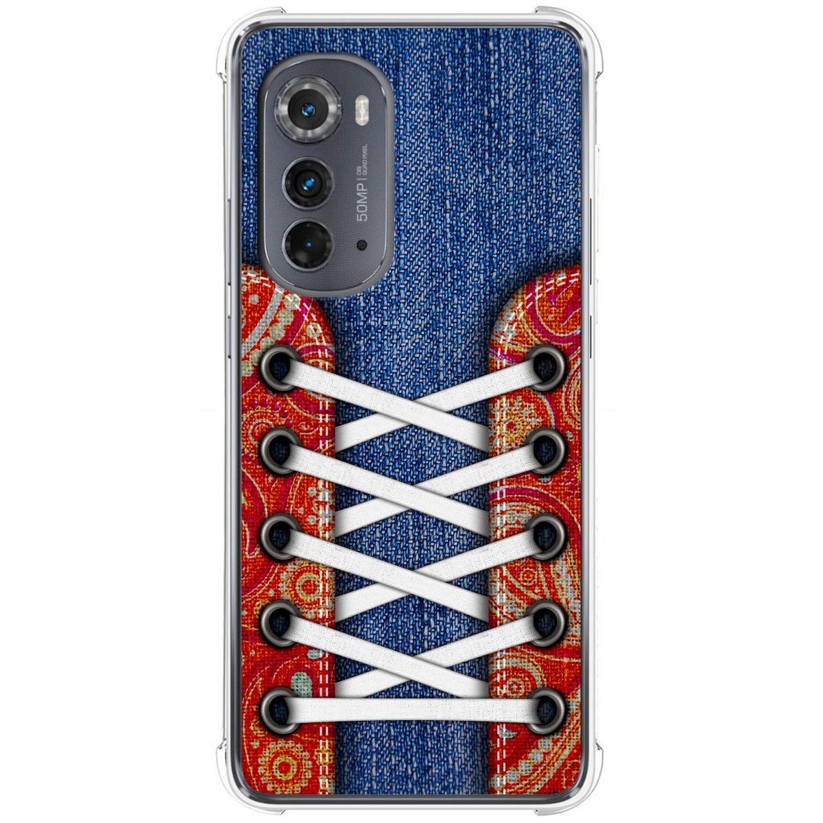 Funda Silicona Antigolpes para Motorola Moto Edge 30 5G diseño Zapatillas 11 Dibujos