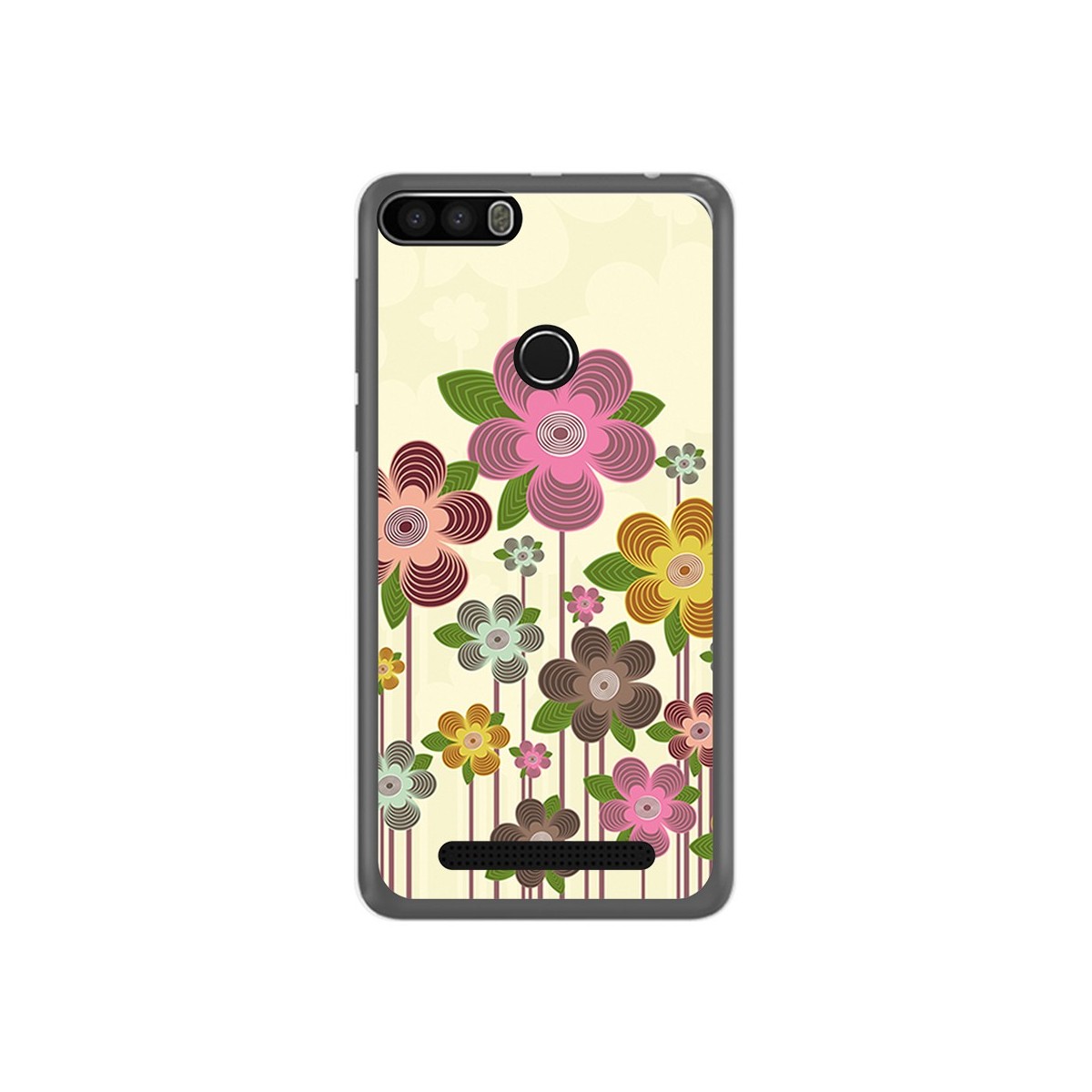 Funda Gel Tpu para Leagoo Kiicaa Power Diseño Primavera En Flor  Dibujos