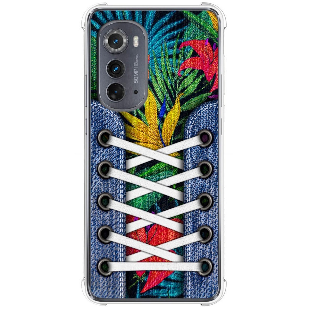 Funda Silicona Antigolpes para Motorola Moto Edge 30 5G diseño Zapatillas 12 Dibujos