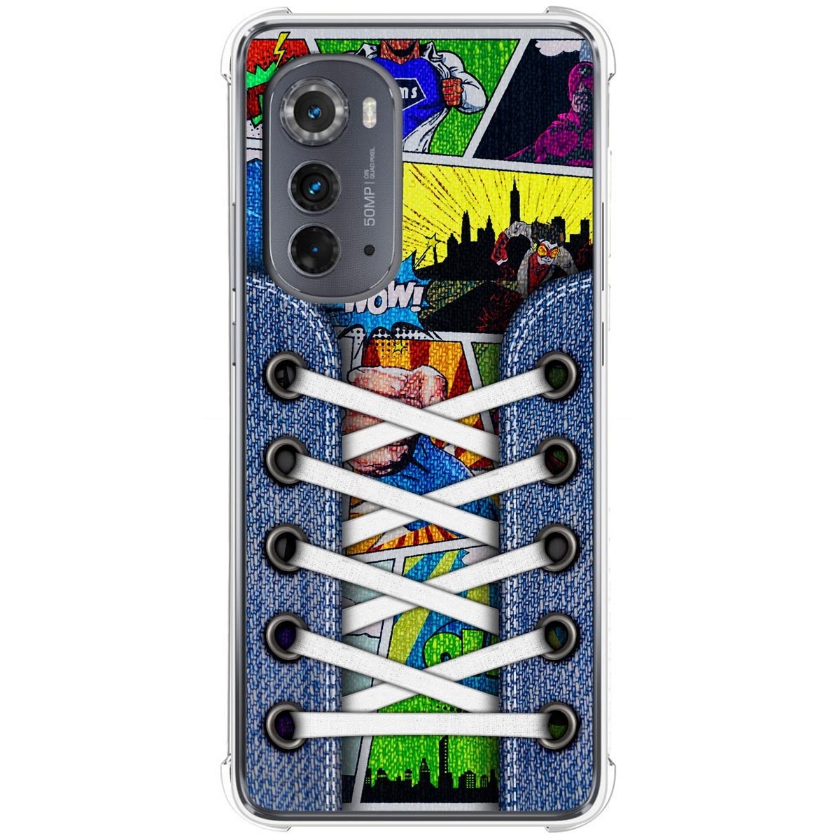 Funda Silicona Antigolpes para Motorola Moto Edge 30 5G diseño Zapatillas 14 Dibujos