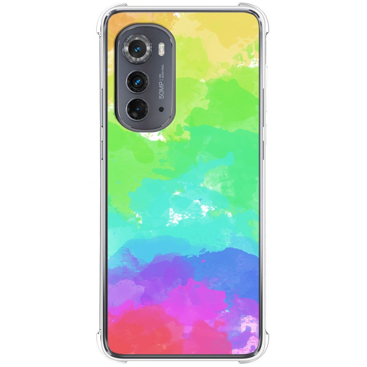 Funda Silicona Antigolpes para Motorola Moto Edge 30 5G diseño Acuarela 03 Dibujos