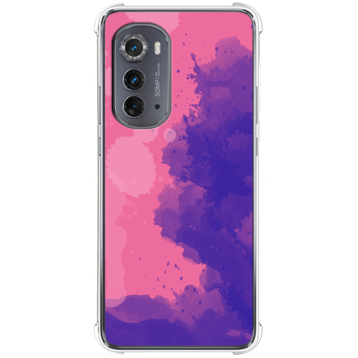 Funda Silicona Antigolpes para Motorola Moto Edge 30 5G diseño Acuarela 07 Dibujos