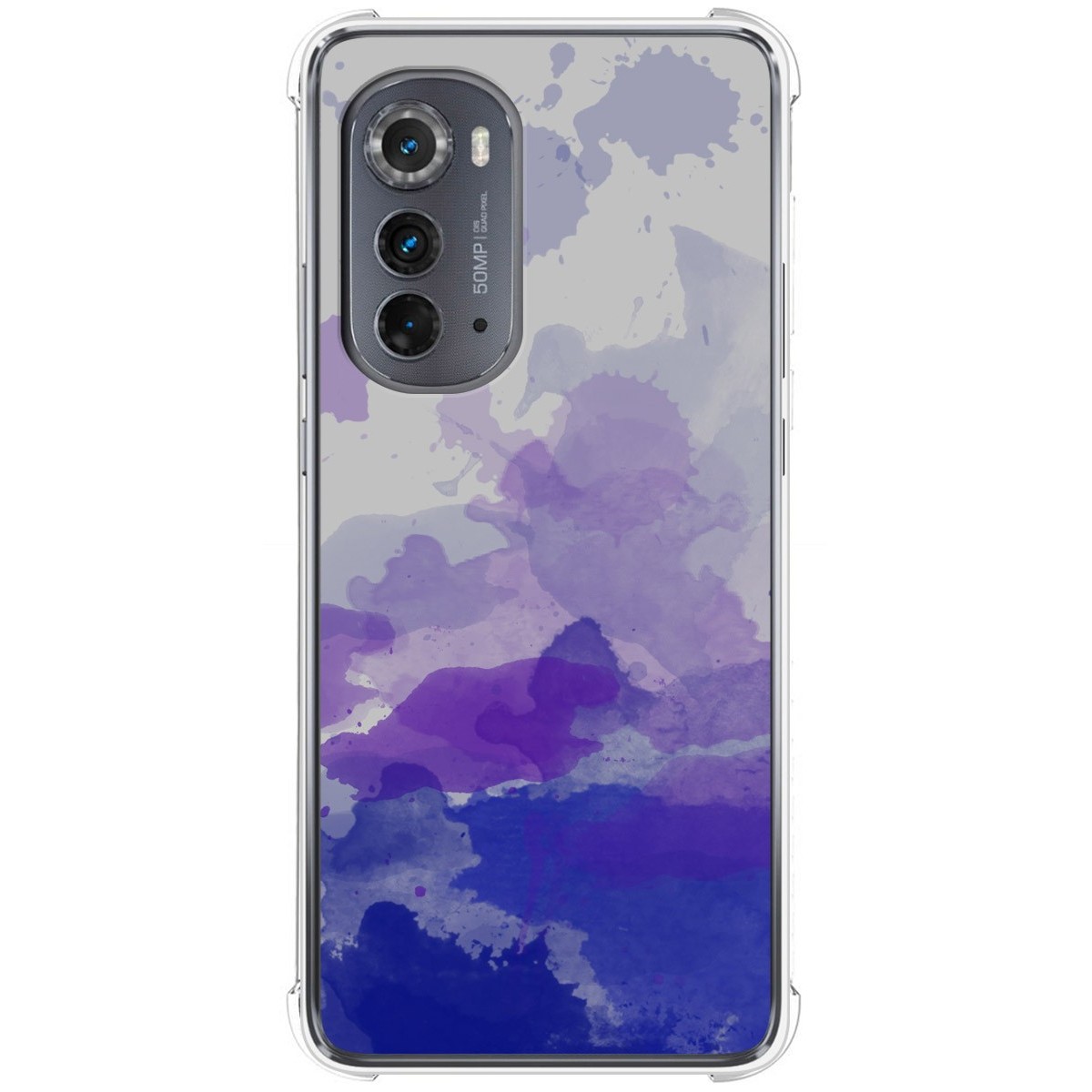 Funda Silicona Antigolpes para Motorola Moto Edge 30 5G diseño Acuarela 09 Dibujos