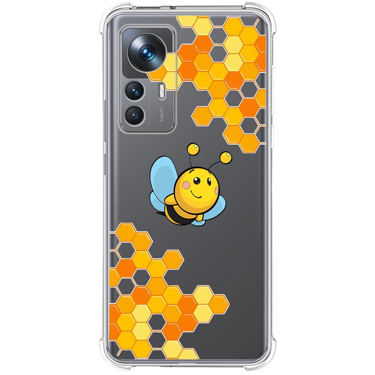 Funda Silicona Antigolpes para Xiaomi 12T / 12T Pro 5G diseño Abeja Dibujos