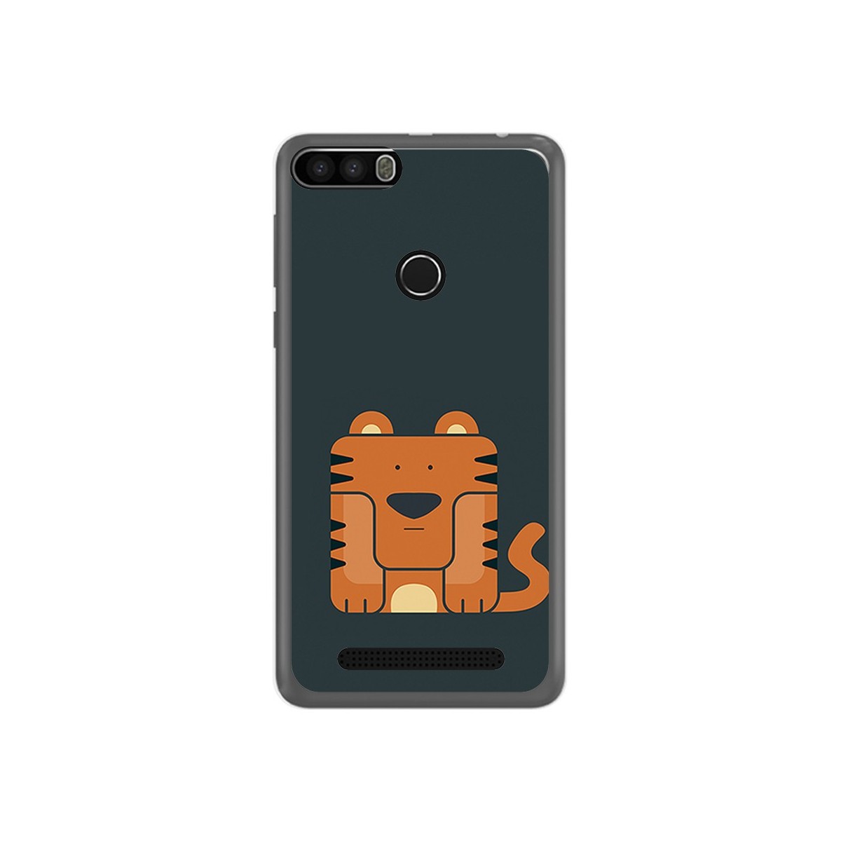 Funda Gel Tpu para Leagoo Kiicaa Power Diseño Tigre Dibujos