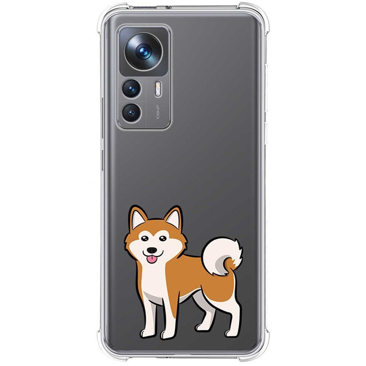 Funda Silicona Antigolpes para Xiaomi 12T / 12T Pro 5G diseño Perros 02 Dibujos