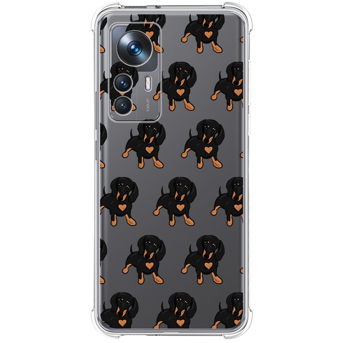 Funda Silicona Antigolpes para Xiaomi 12T / 12T Pro 5G diseño Perros 10 Dibujos