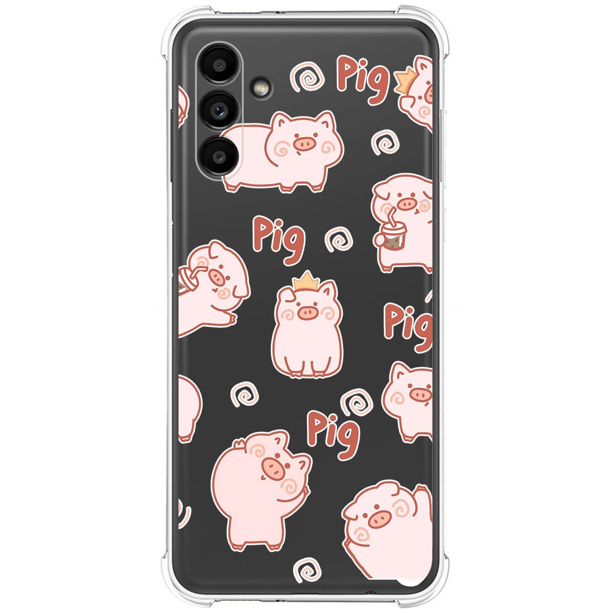 Funda Silicona Antigolpes para Samsung Galaxy A13 5G diseño Cerdos Dibujos