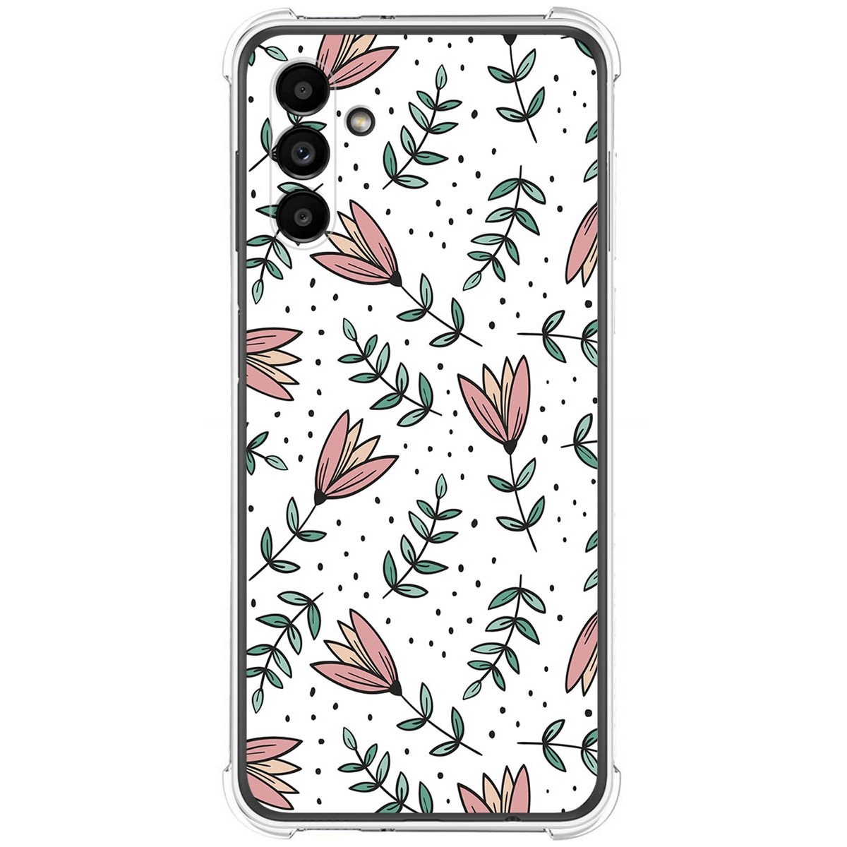 Funda Silicona Antigolpes para Samsung Galaxy A13 5G diseño Flores 01 Dibujos