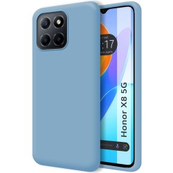 Funda Silicona Líquida Ultra Suave para Huawei Honor X8 5G color Azul