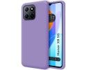 Funda Silicona Líquida Ultra Suave para Huawei Honor X8 5G color Morada