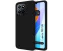 Funda Silicona Líquida Ultra Suave para Huawei Honor X8 5G color Negra