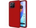 Funda Silicona Líquida Ultra Suave para Huawei Honor X8 5G color Roja
