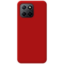 Funda Silicona Líquida Ultra Suave para Huawei Honor X8 5G color Roja 2