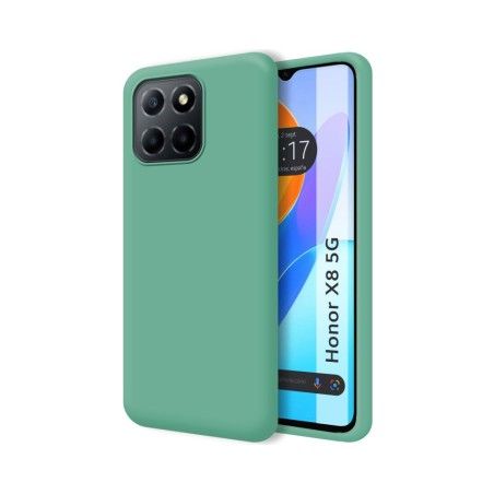 Funda Silicona Líquida Ultra Suave para Huawei Honor X8 5G color Verde