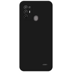 Funda Silicona Líquida Ultra Suave para ZTE Blade A52 color Negra 2