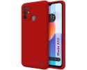 Funda Silicona Líquida Ultra Suave para ZTE Blade A52 color Roja