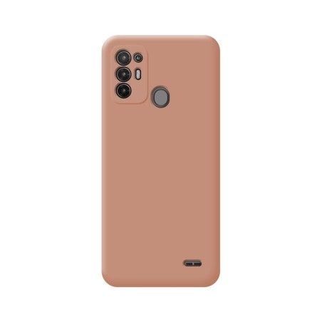Funda Silicona Líquida Ultra Suave para ZTE Blade A52 color Rosa