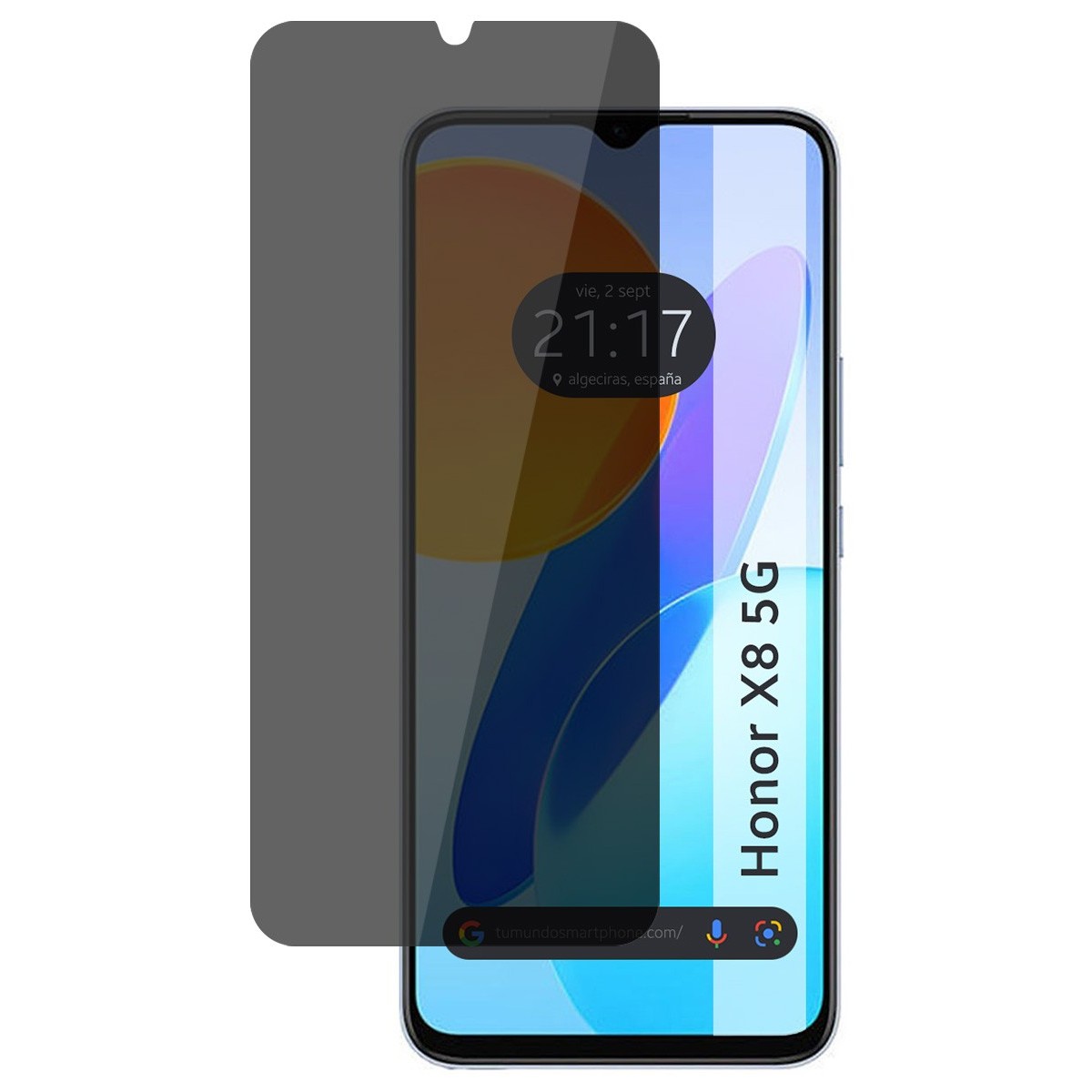 Protector Pantalla Hidrogel Privacidad Antiespías para Huawei Honor X8 5G