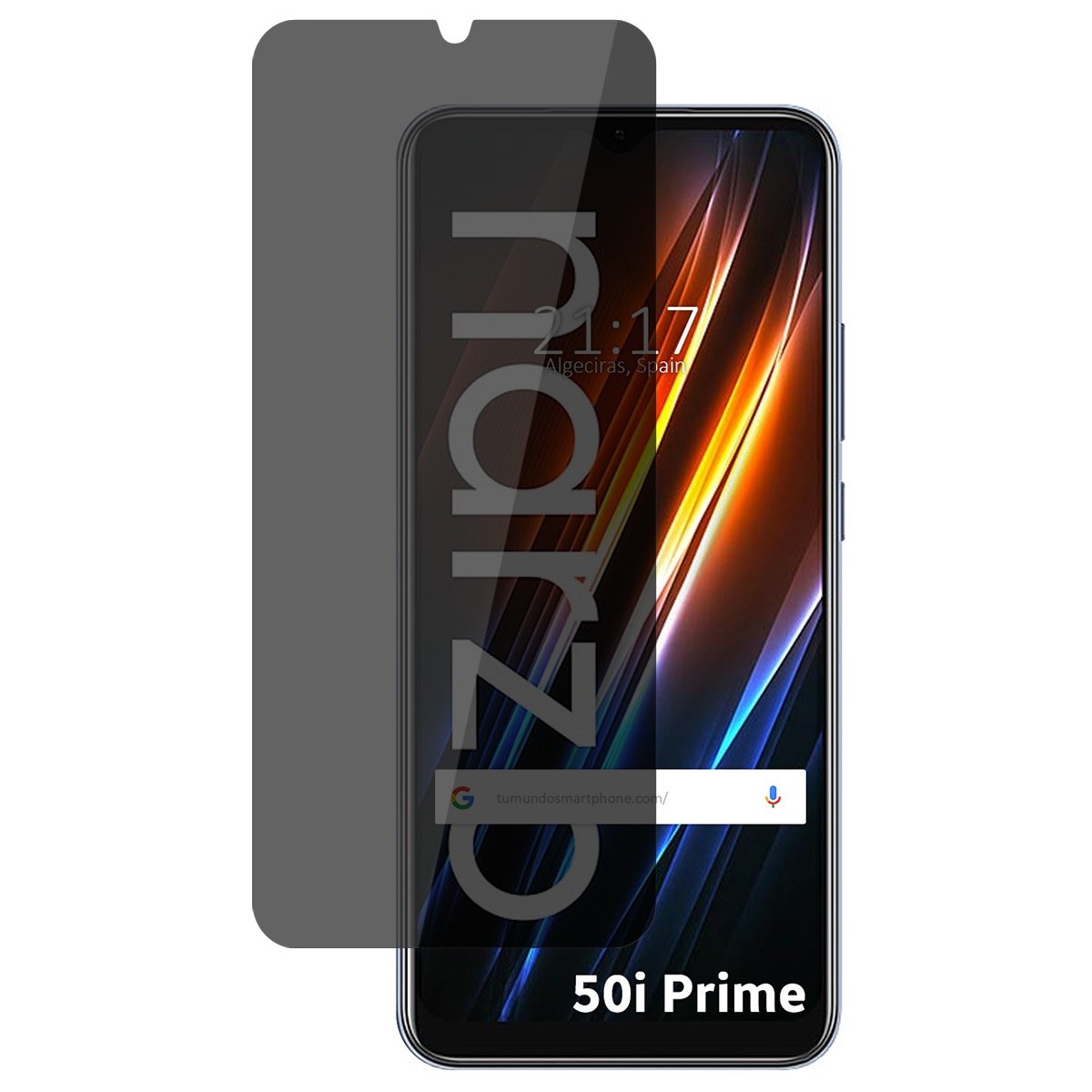 Protector Pantalla Hidrogel Privacidad Antiespías para Realme Narzo 50i Prime